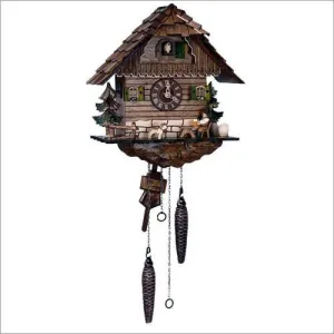 10" Beer Drinker Black Forest German Cuckoo Clock