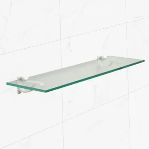 12" X 30" Monarch Bathroom Glass Shelves - 2 Brackets Included with Each Shelf