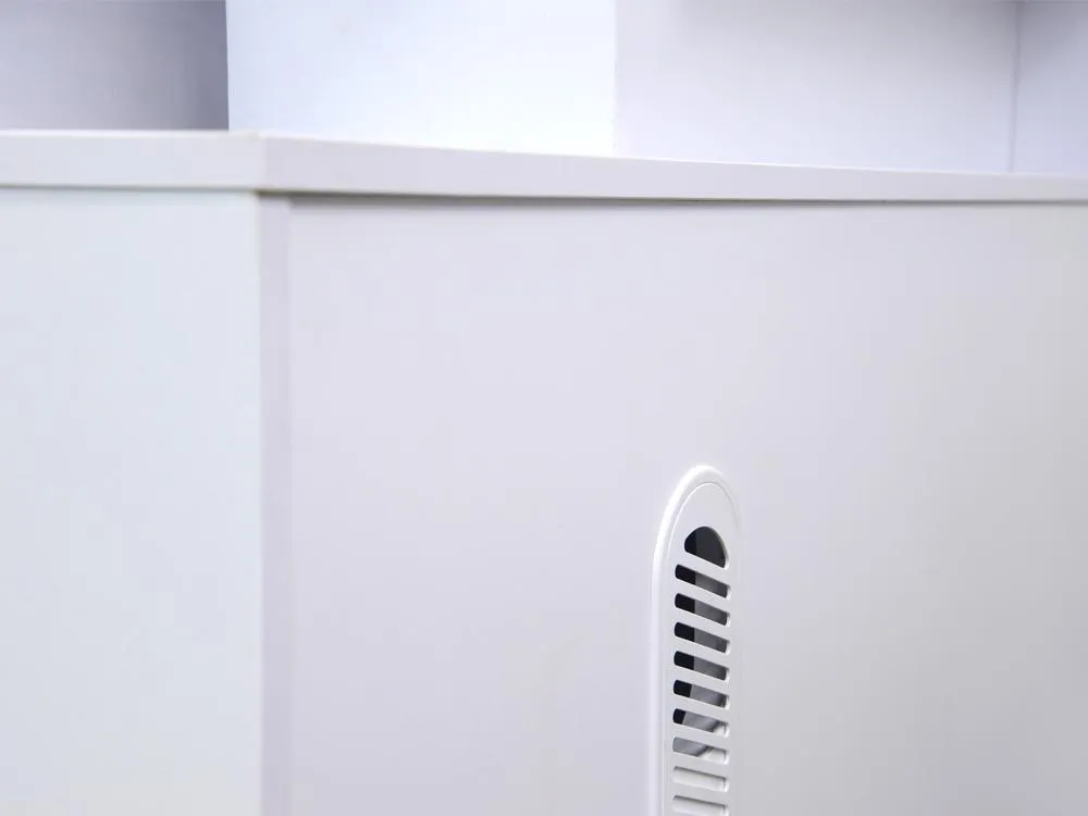 160cm Executive Office Desk - Left Return - White