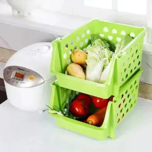 3-Layer Vegetable, Shelf, Kitchenware, and Appliance Supply for Manufacturers