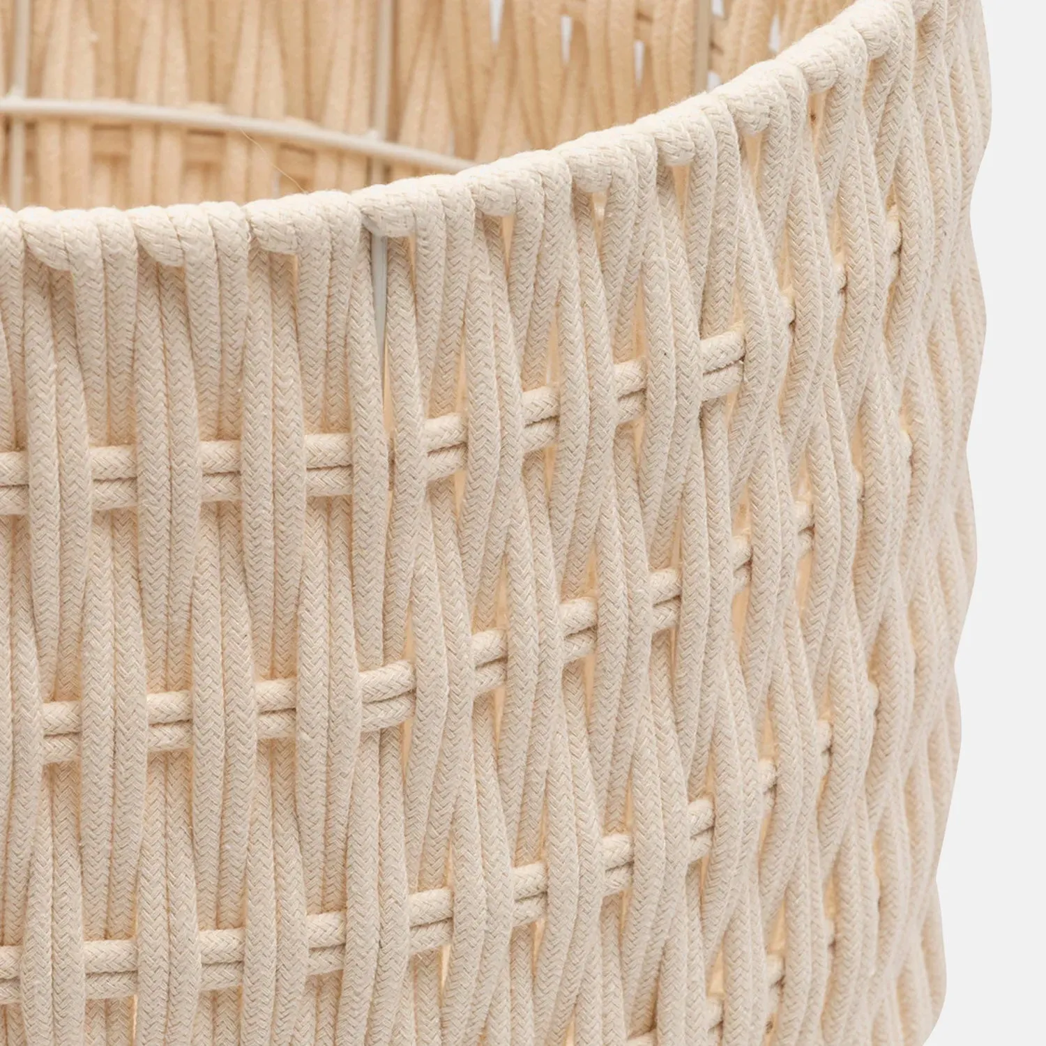 3pc Cozy Weave Basket