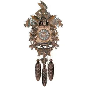 8-Day Musical Cuckoo Clock - Aesop's Fable Theme - Fox & Grapes