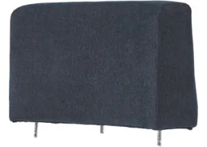 Aalto - Convex Ottoman Back Rest - Navy - 100x37cm