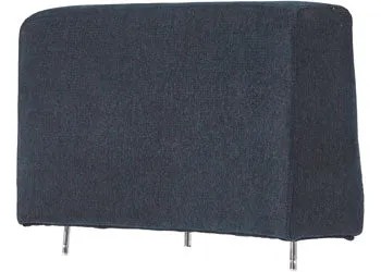 Aalto - Convex Ottoman Back Rest - Navy - 100x37cm
