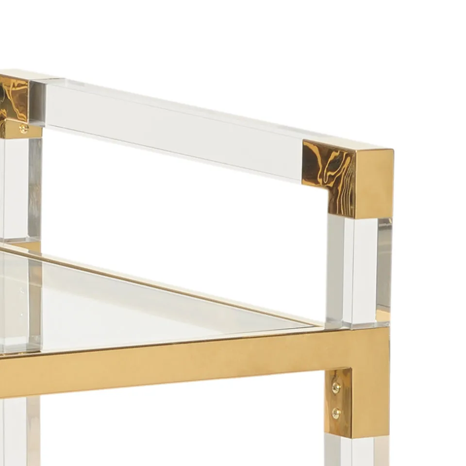 Acrylic Bar Cart