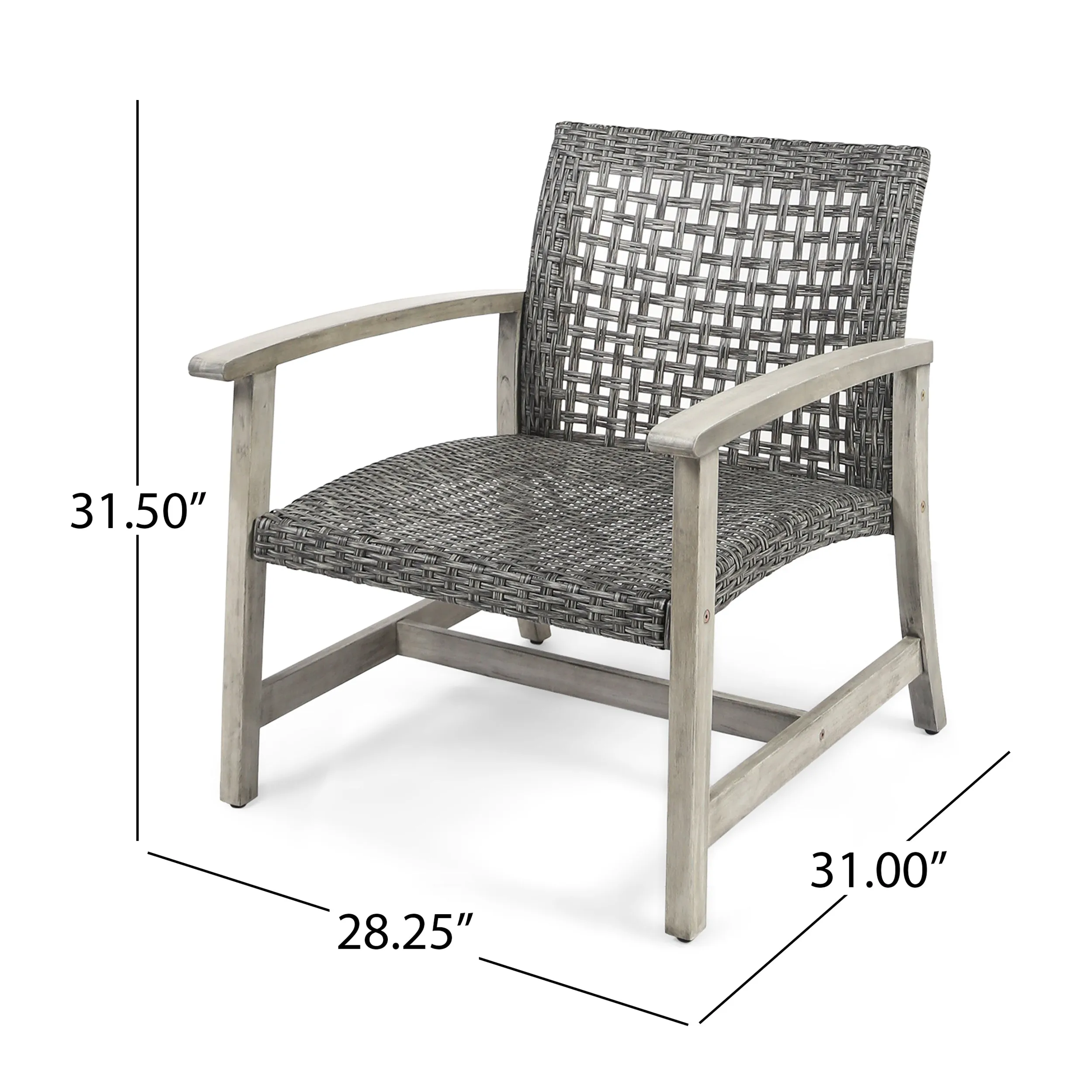 Alyssa Outdoor 6 Piece Sofa and Loveseat Chat Set