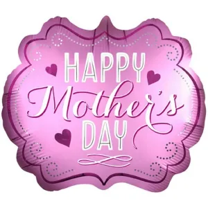 Anagram - 25" Happy Mother's Day Marquee Satin Luxe Mylar Balloon
