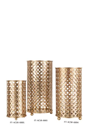 Antique Brass Candle Holder (M) | Liang & Eimil Trellis