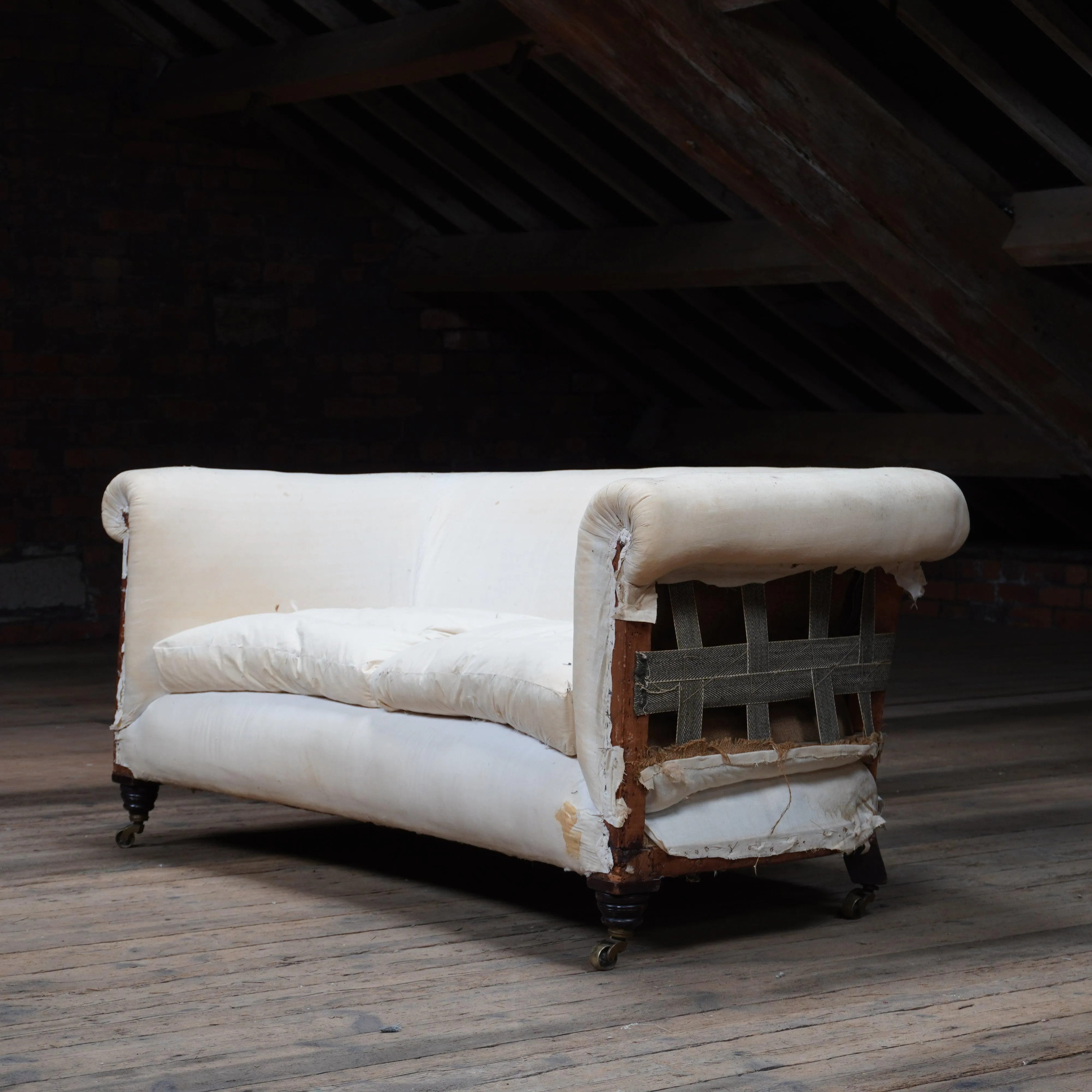 Antique Curved Sofa by William Birch