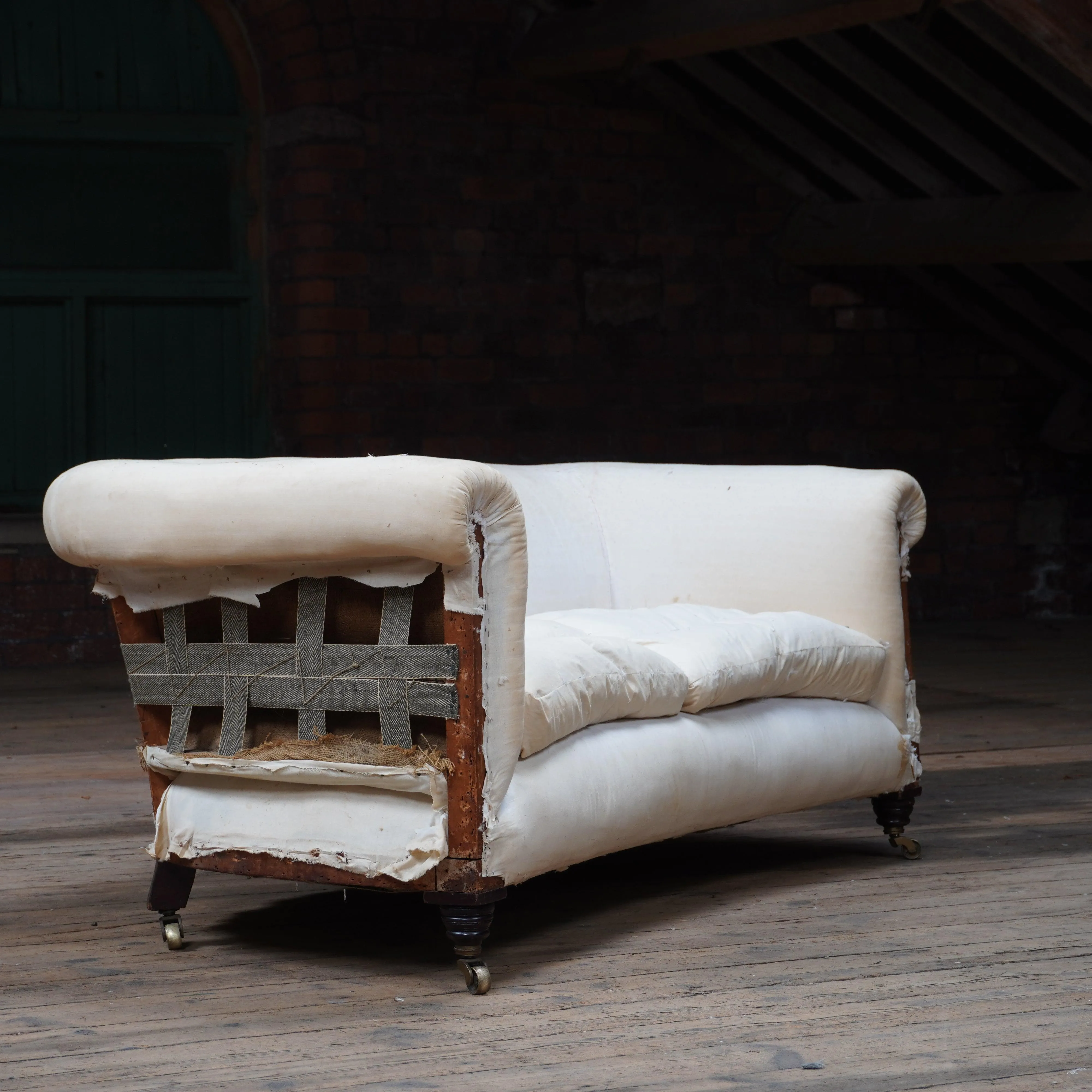 Antique Curved Sofa by William Birch
