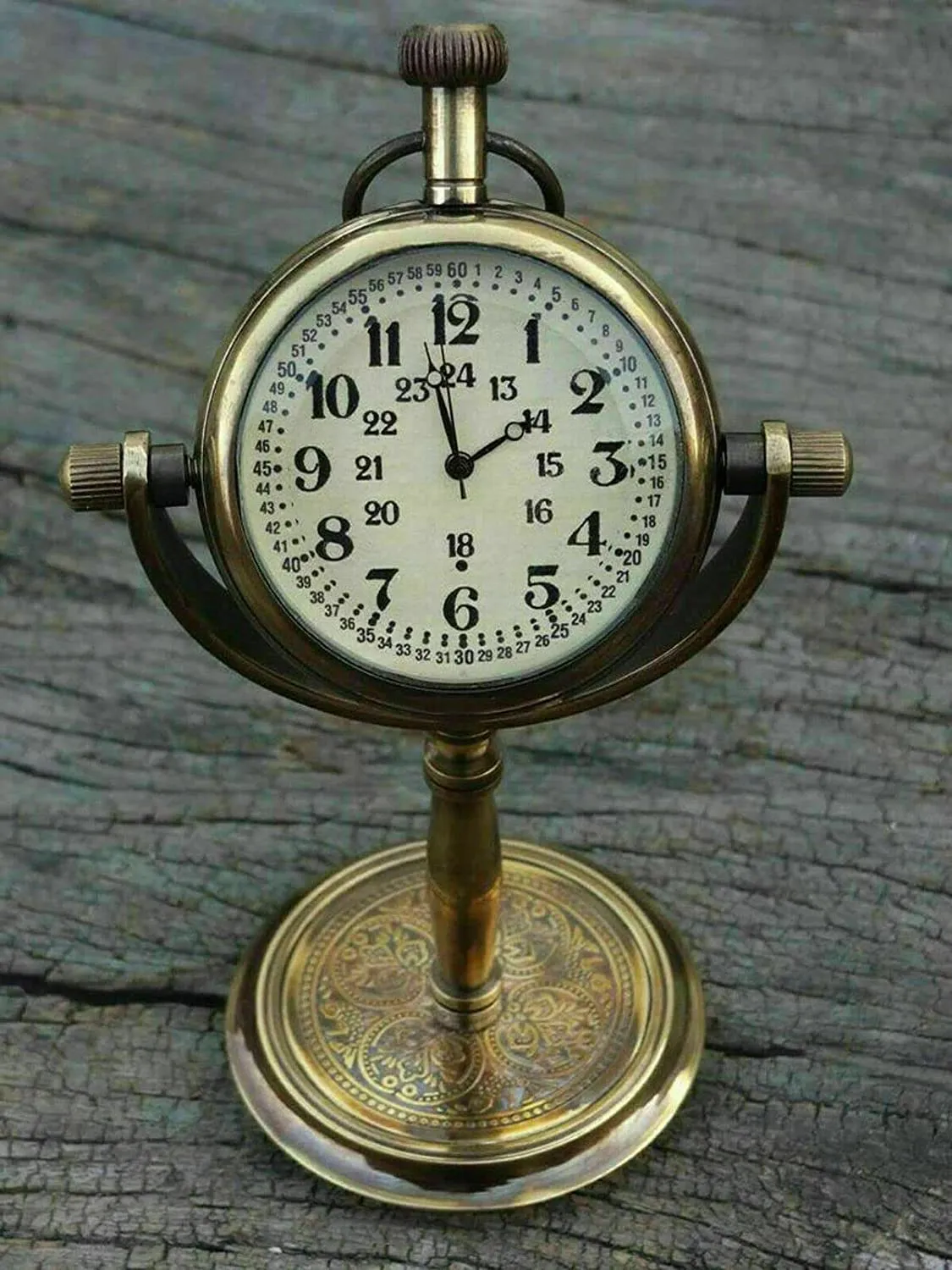 Antique Style Vintage Look Table Clock