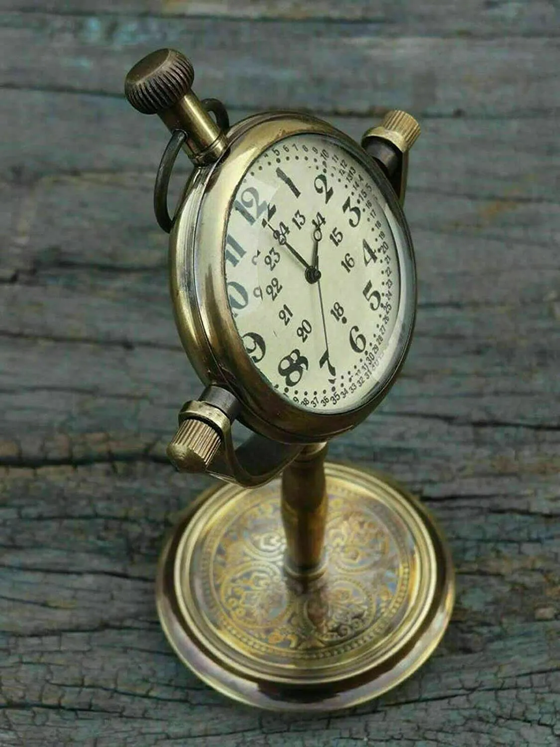 Antique Style Vintage Look Table Clock