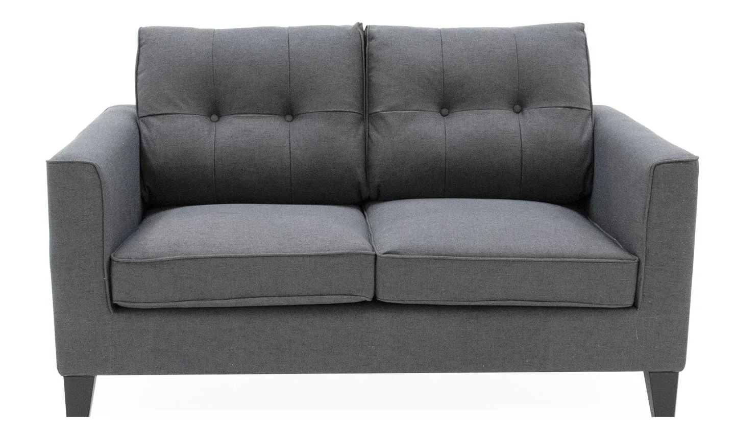 Astrid 2 Seater Sofa Charcoal