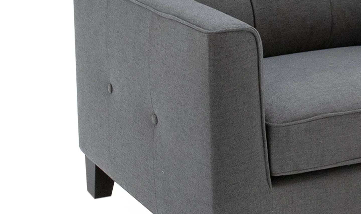 Astrid 2 Seater Sofa Charcoal