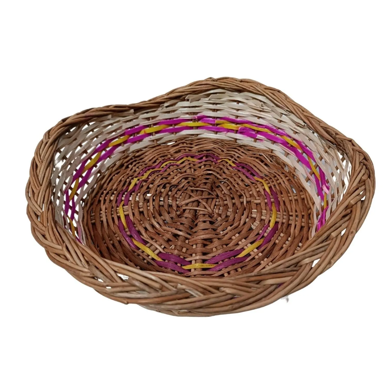 Bamboo star shaped basket (set of 2)