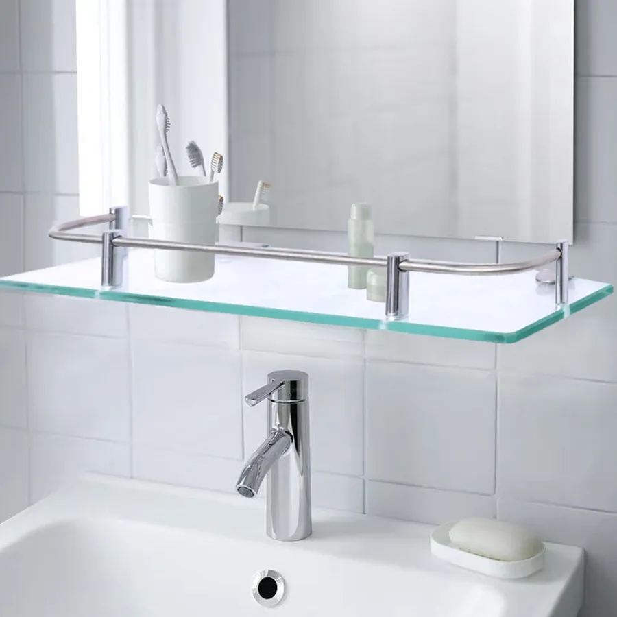 Bathroom Glass Shelf
