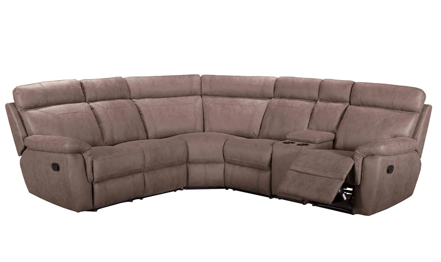 Baxter 1 Seat Corner Sofa Section Brown