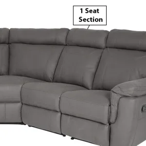 Baxter 1 Seat Corner Sofa Section Grey