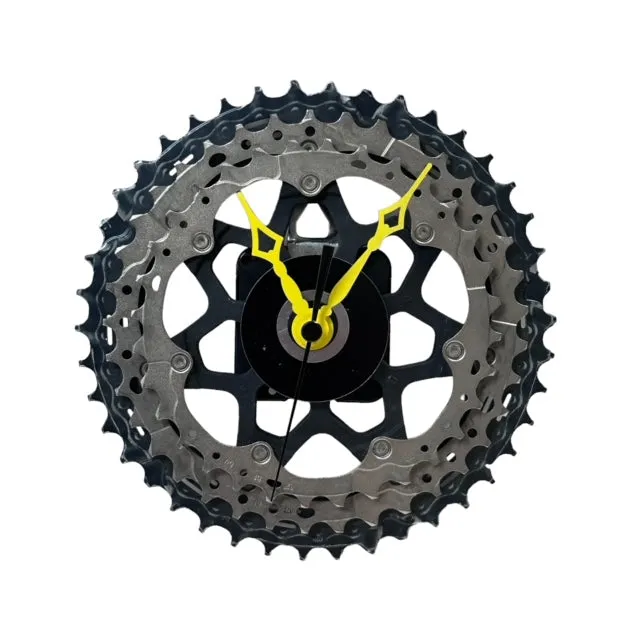 Bicycle Chainring Wall Clock, Gears Up Designs