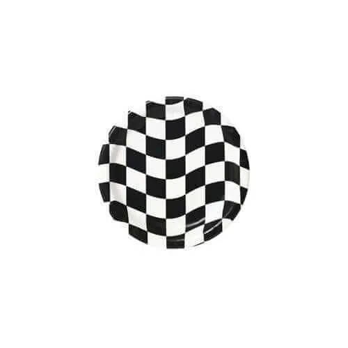 Black & White Check - 7" Dessert Plates
