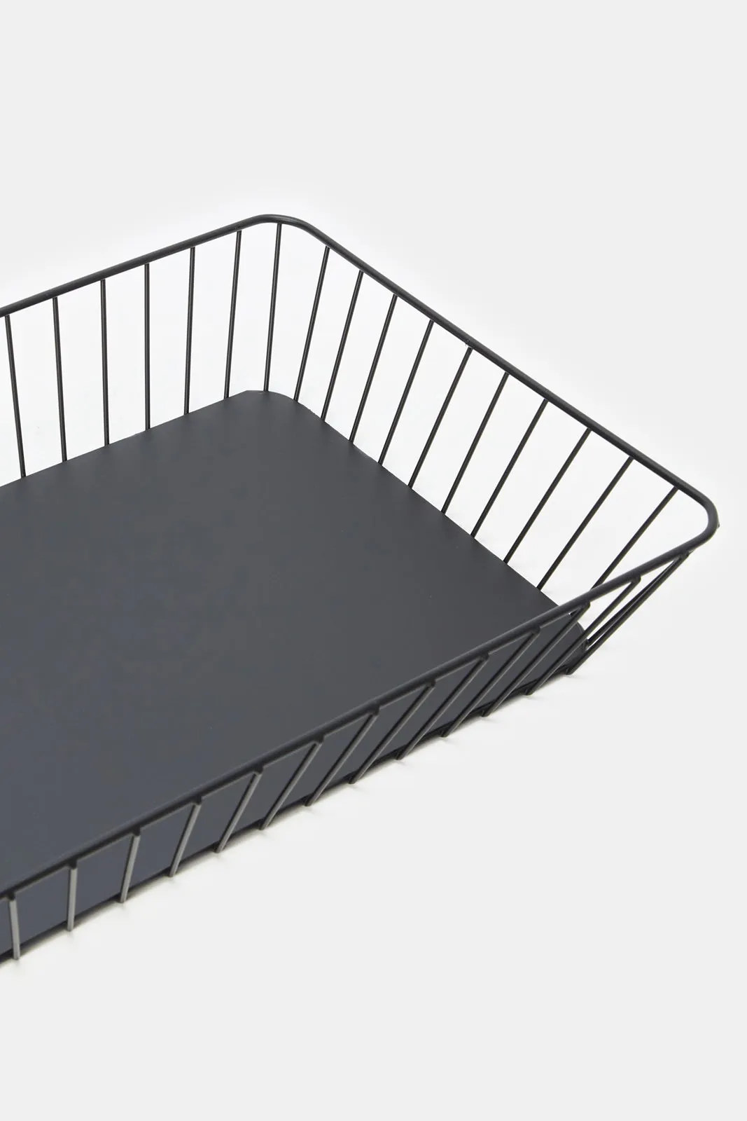 Black Rectangle Storage Basekt (Large)