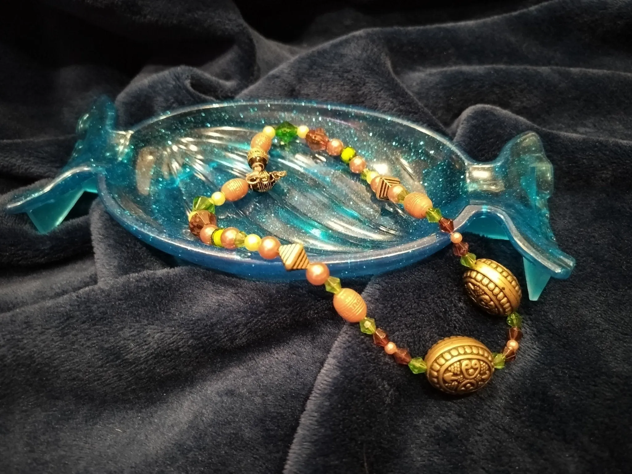 BlueRazz Sparkle Candy Dish
