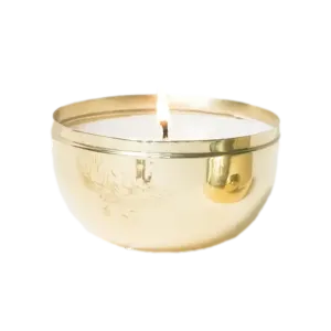 Brass Sphere Candle