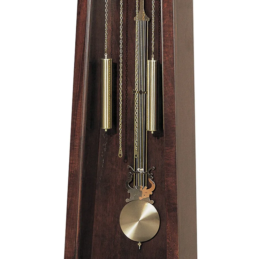 Brown Traditional Grandfather Clock with Chime By Casagear Home