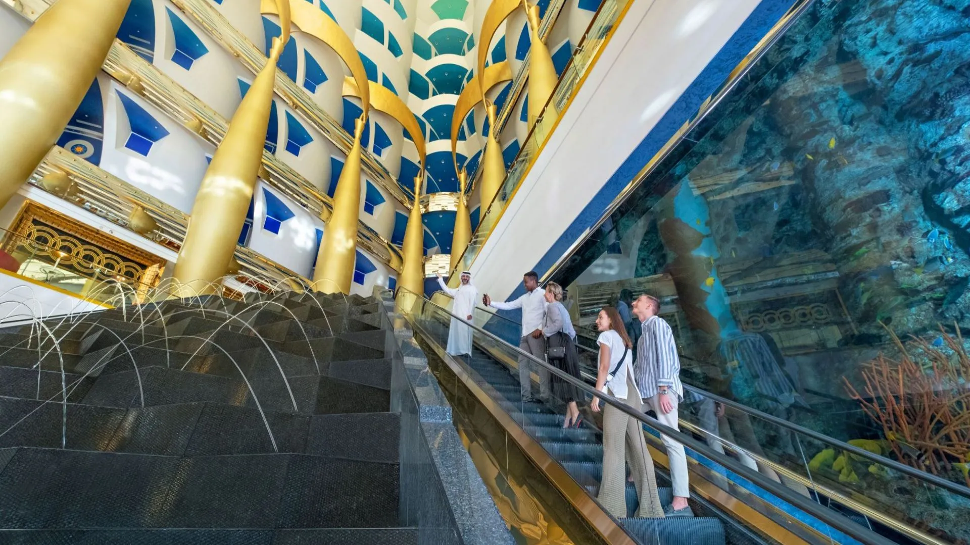 Burj Al Arab Inside Tour with Gold Cappuccino at UMA Lounge