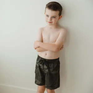 Camo Jr. Swim Trunks