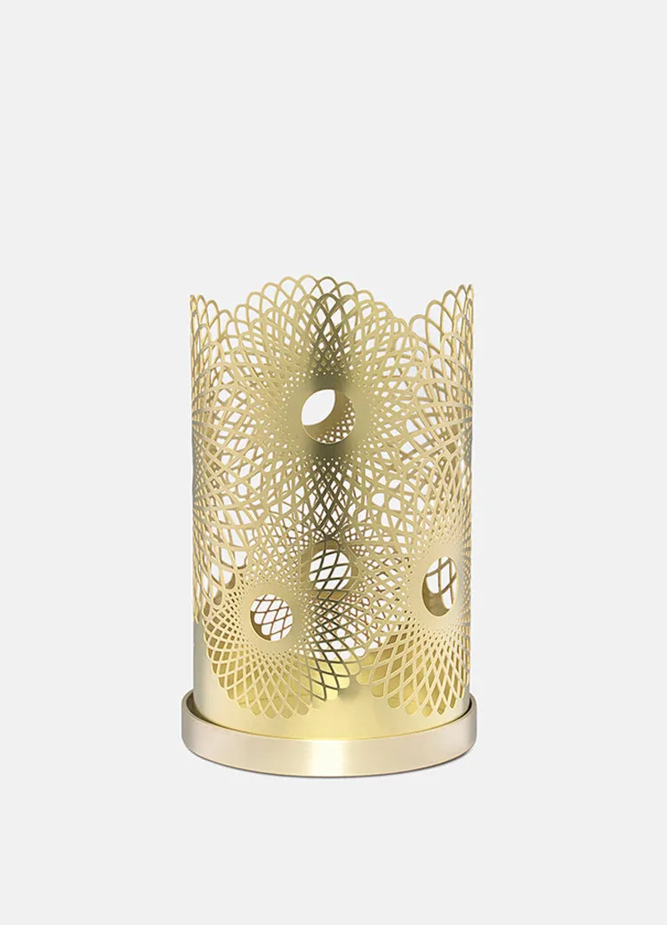 Candle Holder | Lara Bohinc | Brass | Feather