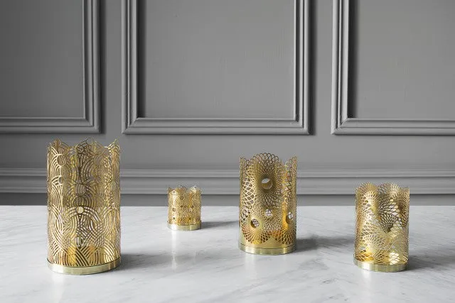 Candle Holder | Lara Bohinc | Brass | Feather