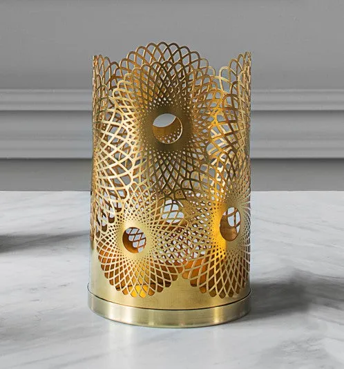 Candle Holder | Lara Bohinc | Brass | Feather