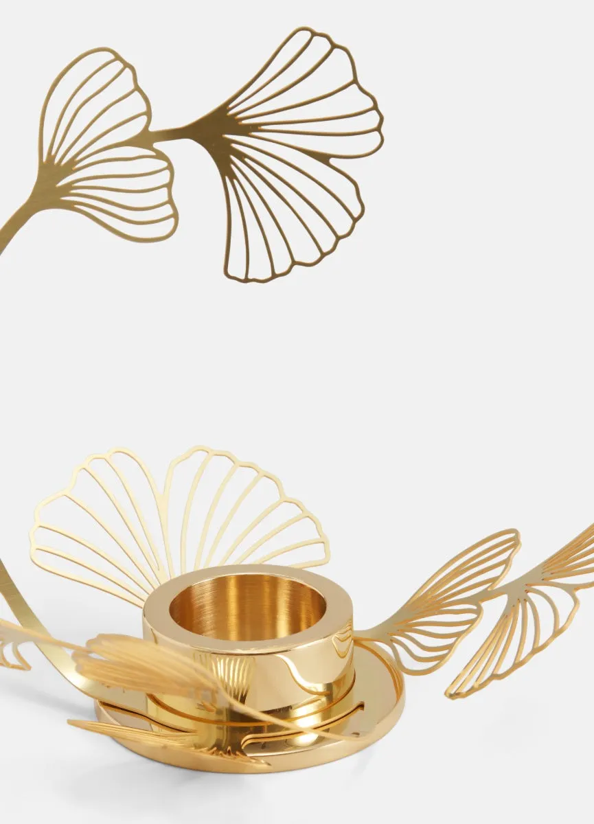 Candleholder | Brass BK.FLWR Small | Bernadotte & Kylberg
