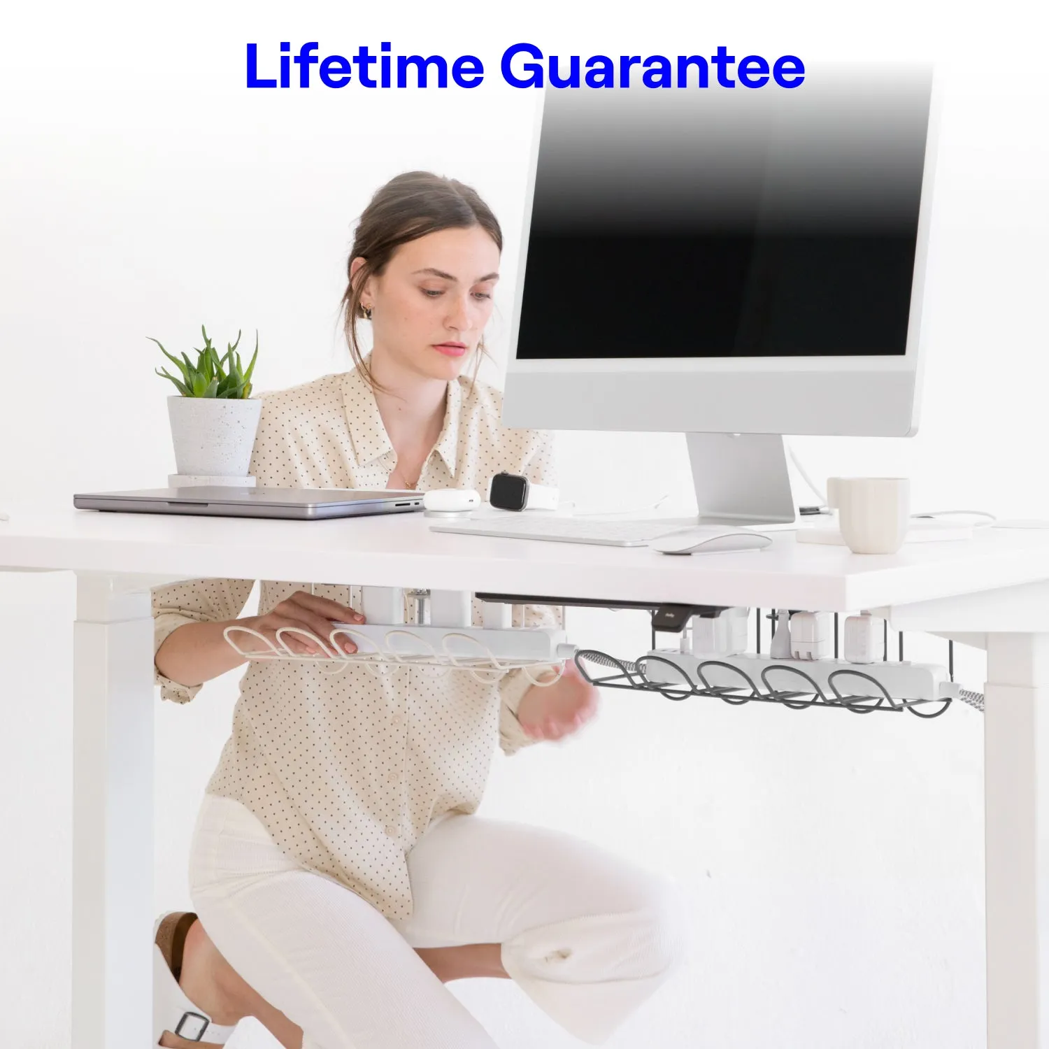 CarryUp-Under Desk Cable Management Tray