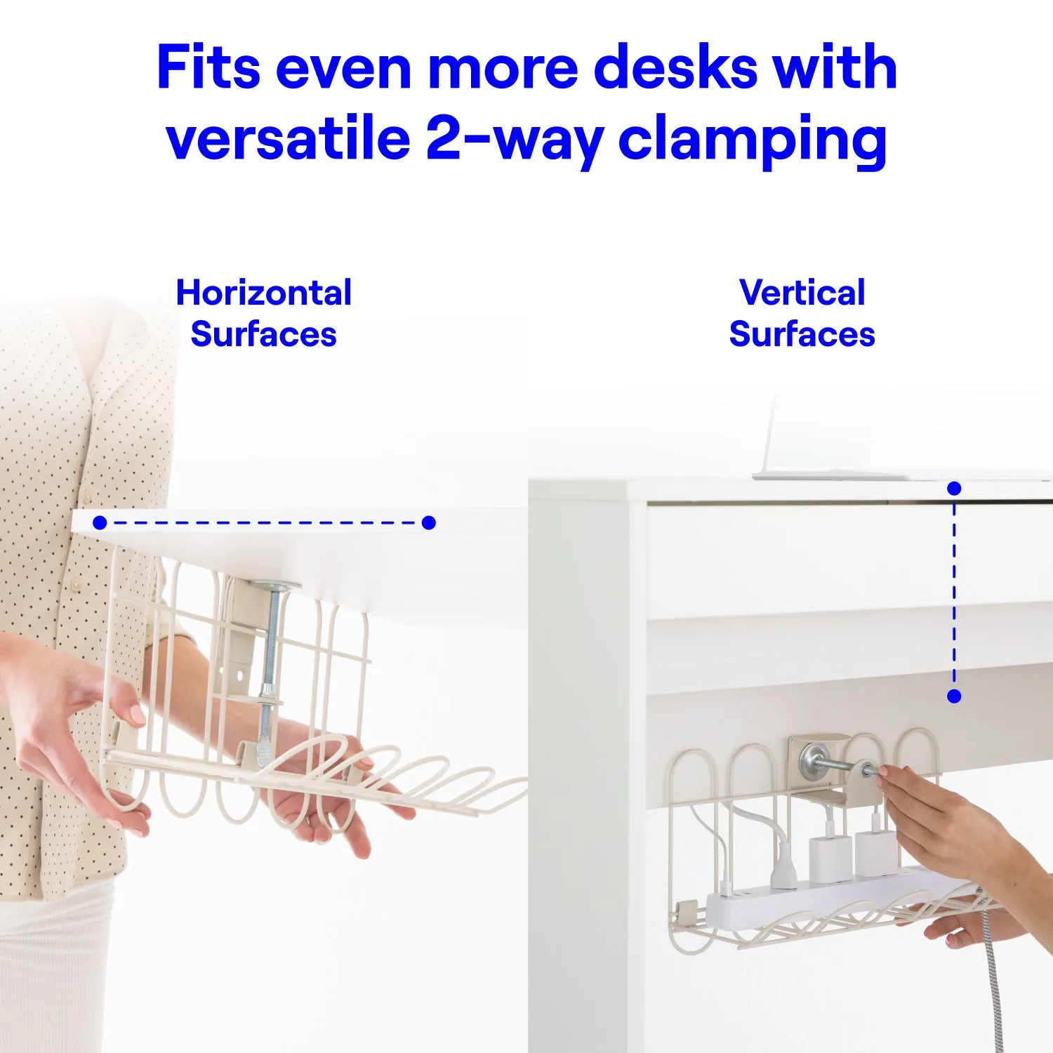 CarryUp-Under Desk Cable Management Tray