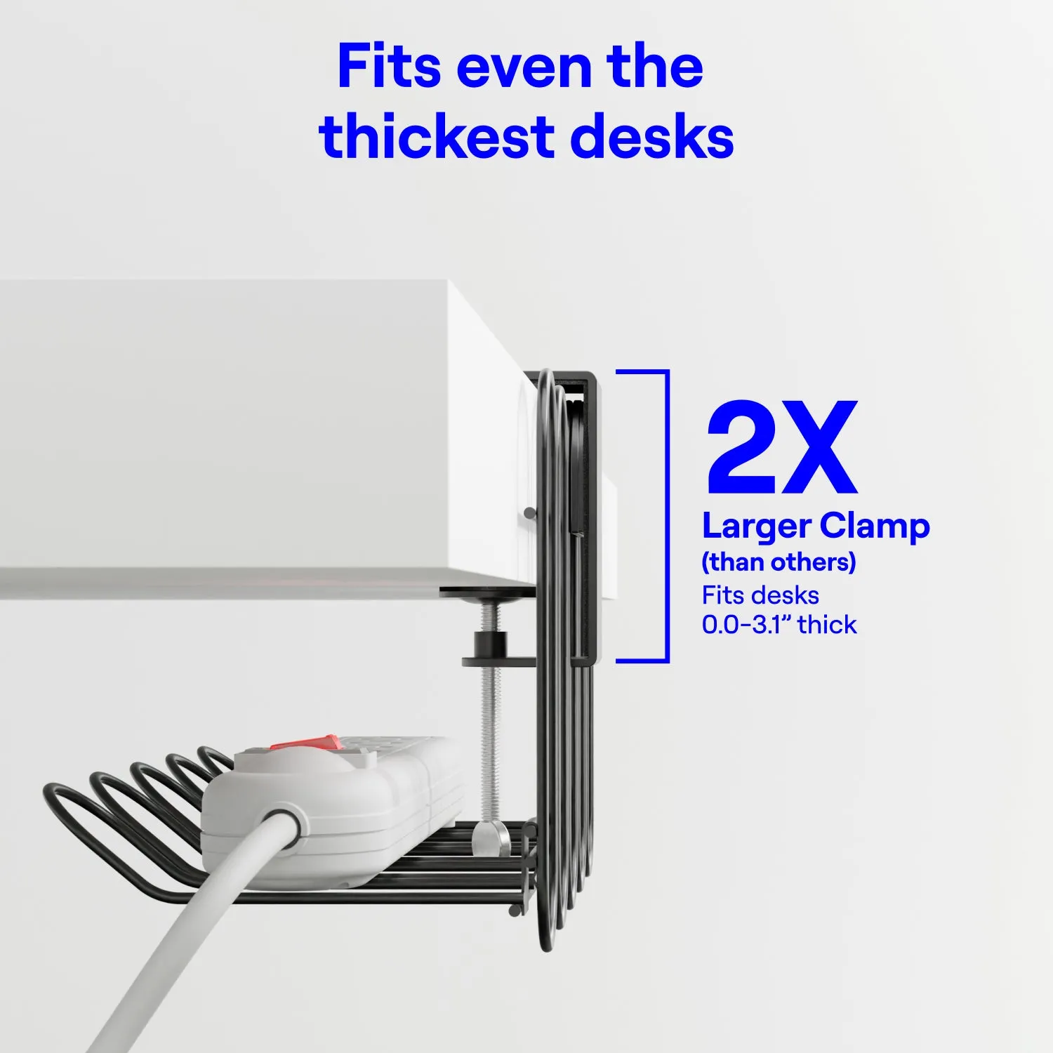 CarryUp-Under Desk Cable Management Tray