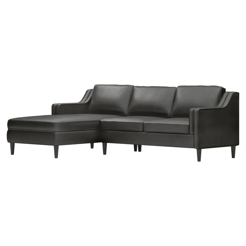Cecer 2-Piece Leather Sectional Sofa with Chaise