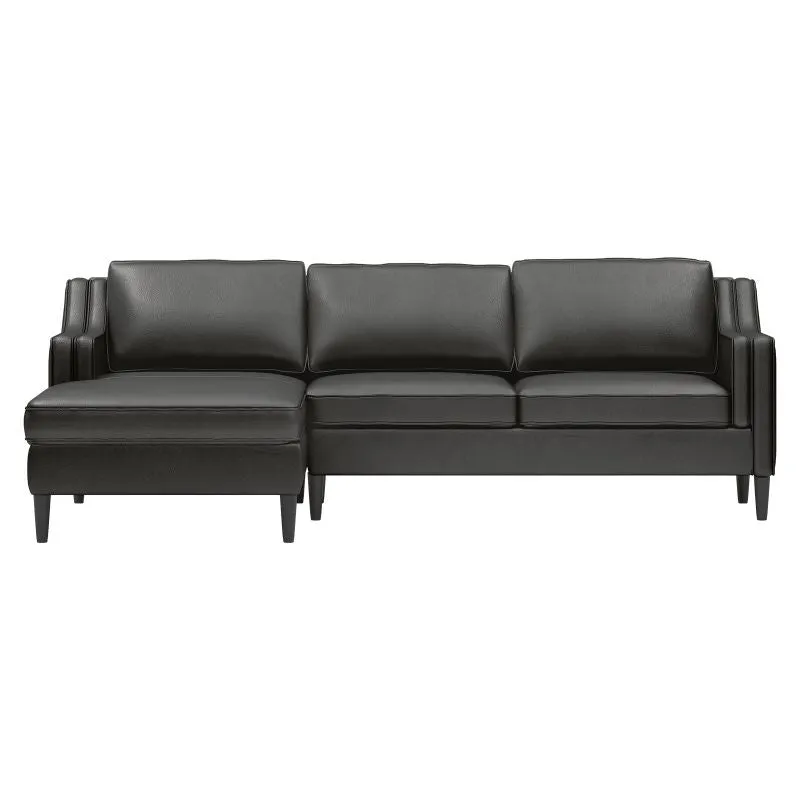 Cecer 2-Piece Leather Sectional Sofa with Chaise