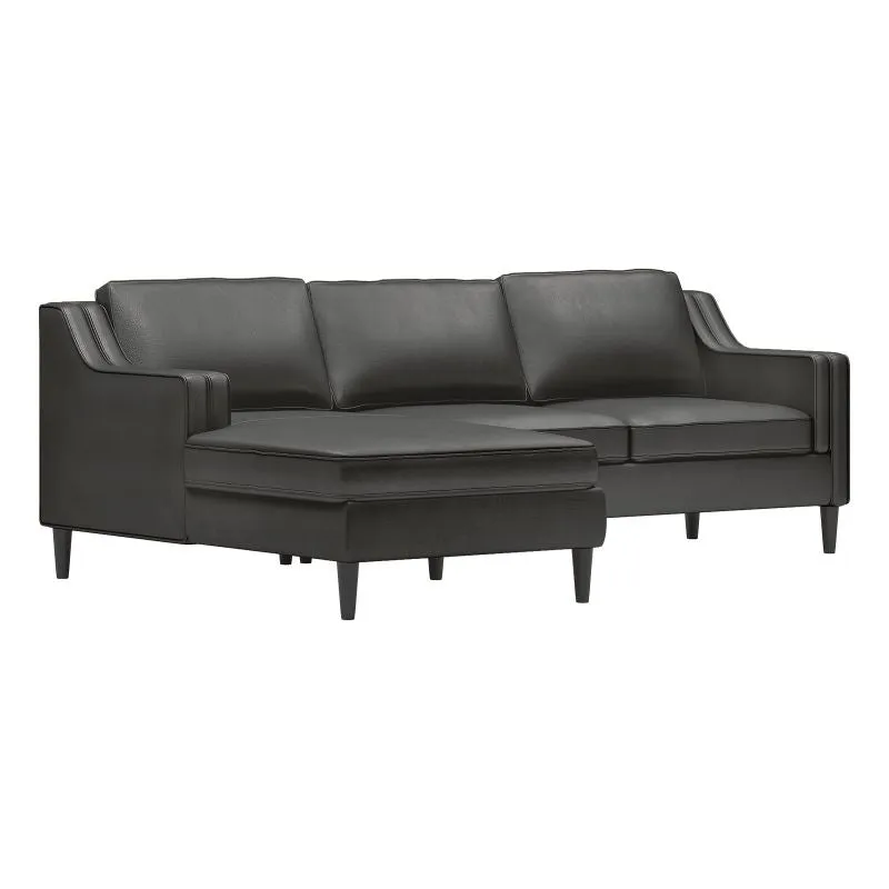 Cecer 2-Piece Leather Sectional Sofa with Chaise