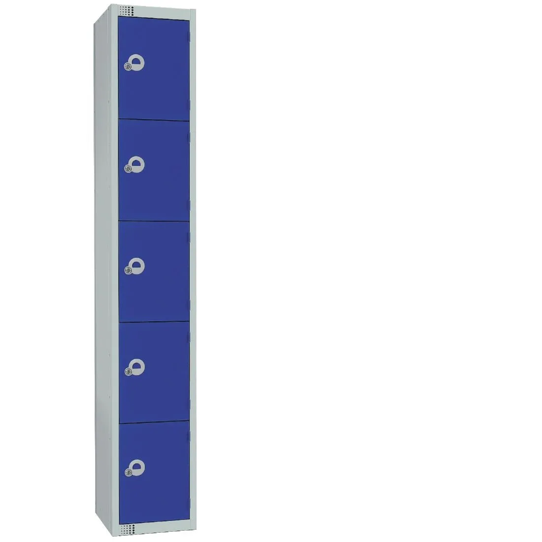 CG612-CS Elite Five Door Camlock Locker with Sloping Top