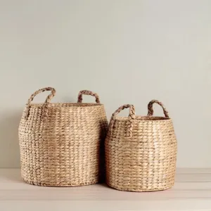 Chickidee Homeware Vincent Natural Seagrass Basket - x2 Set