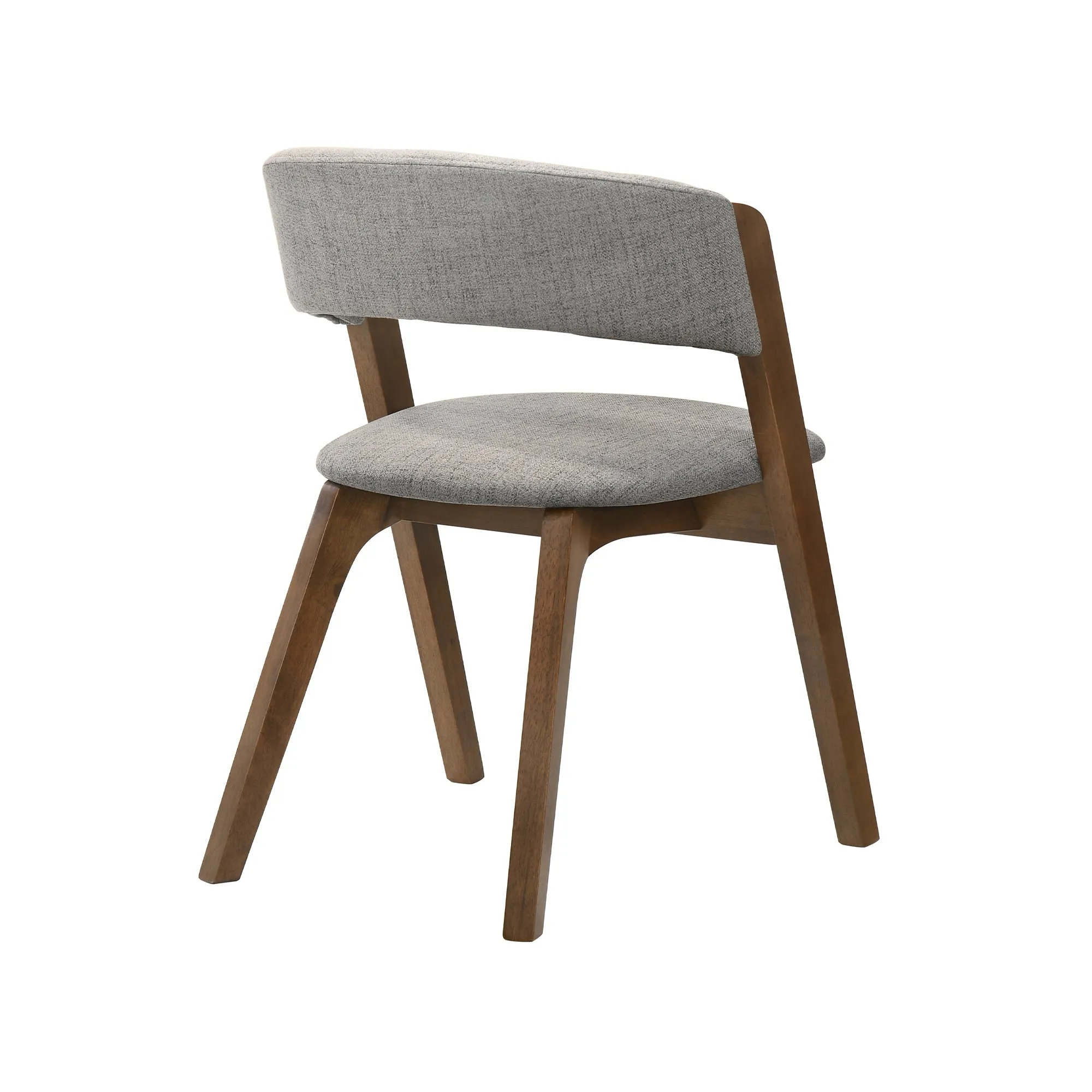 Cirque and Rowan 5 Piece Walnut Round Dining Set
