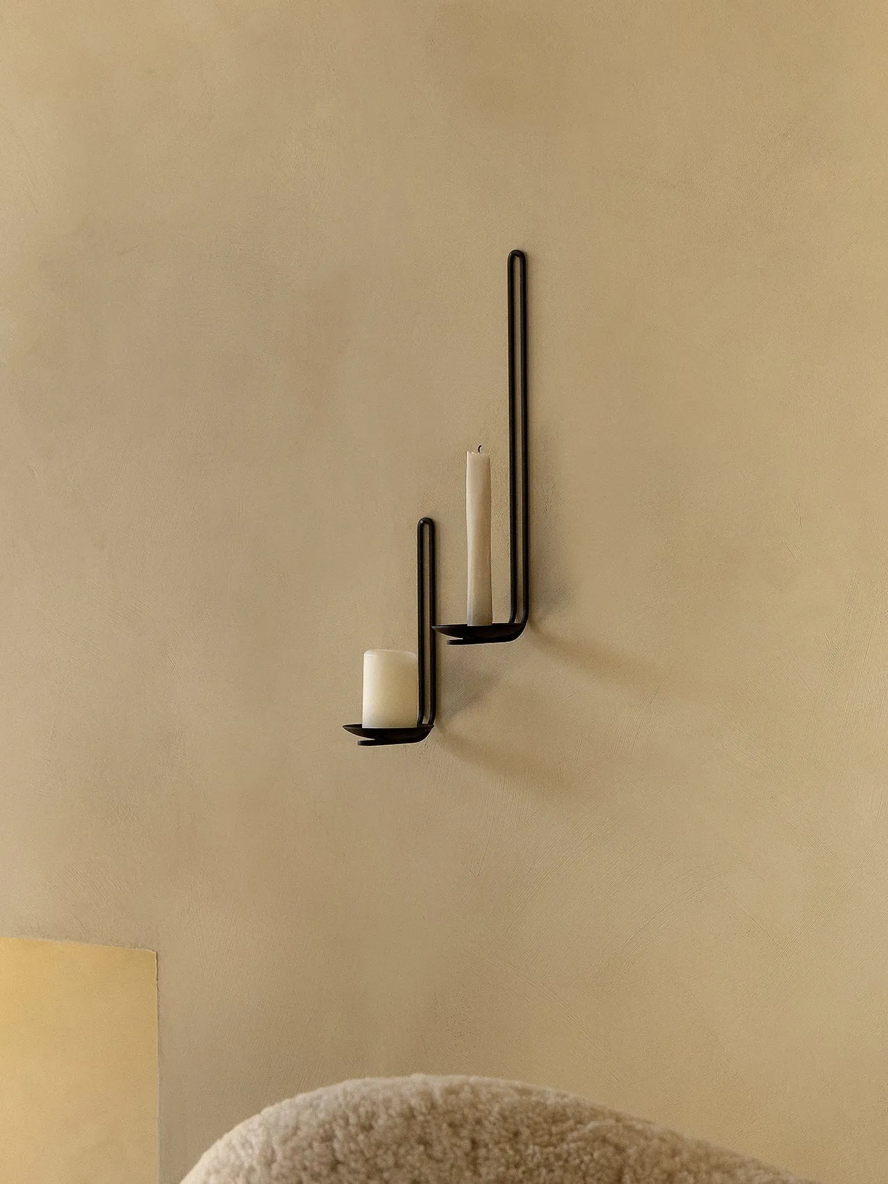 Clip Candle Holder, Wall