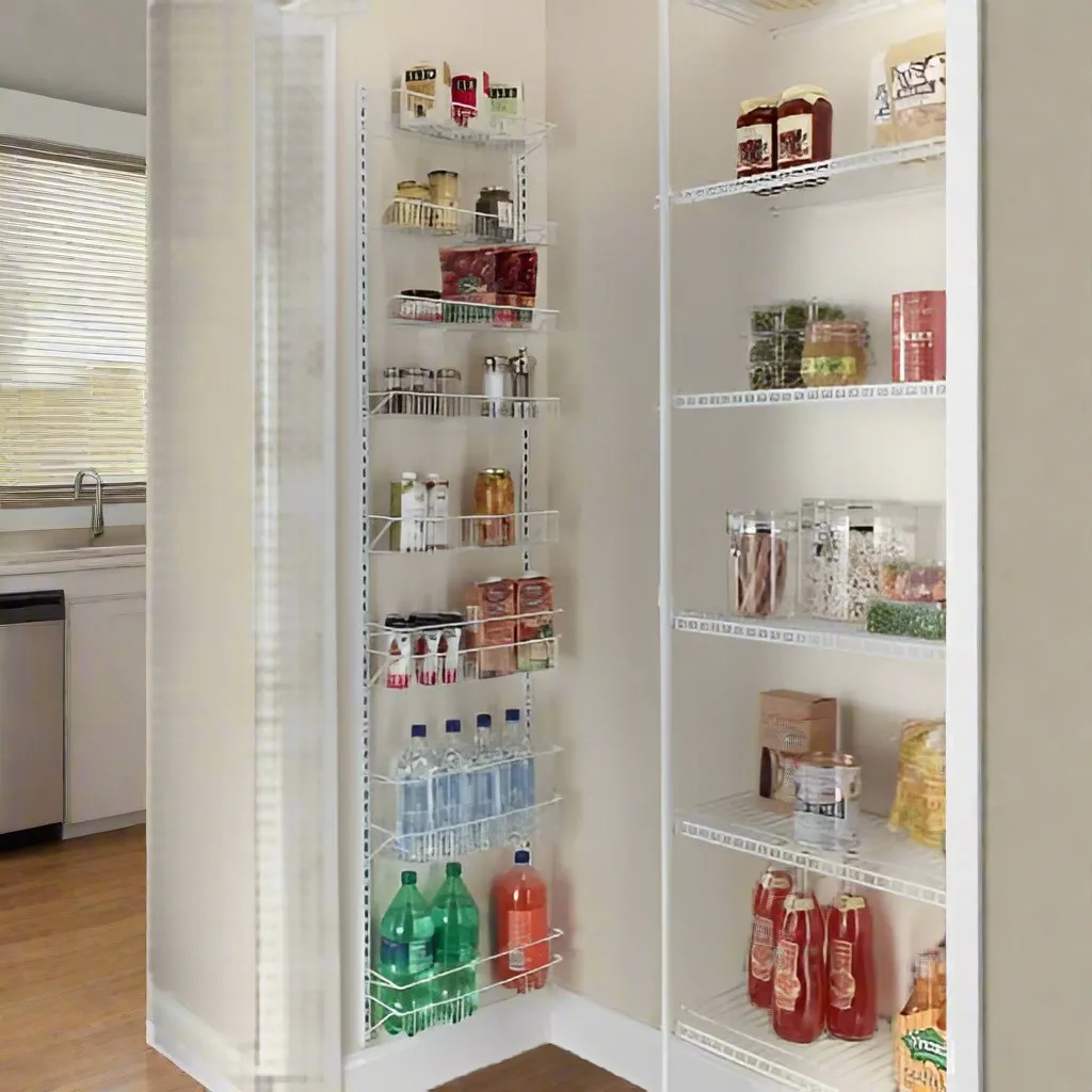 Closetmaid Adjustable 8-tier Wall And Door Rack, 77-inch Height X 18-inch