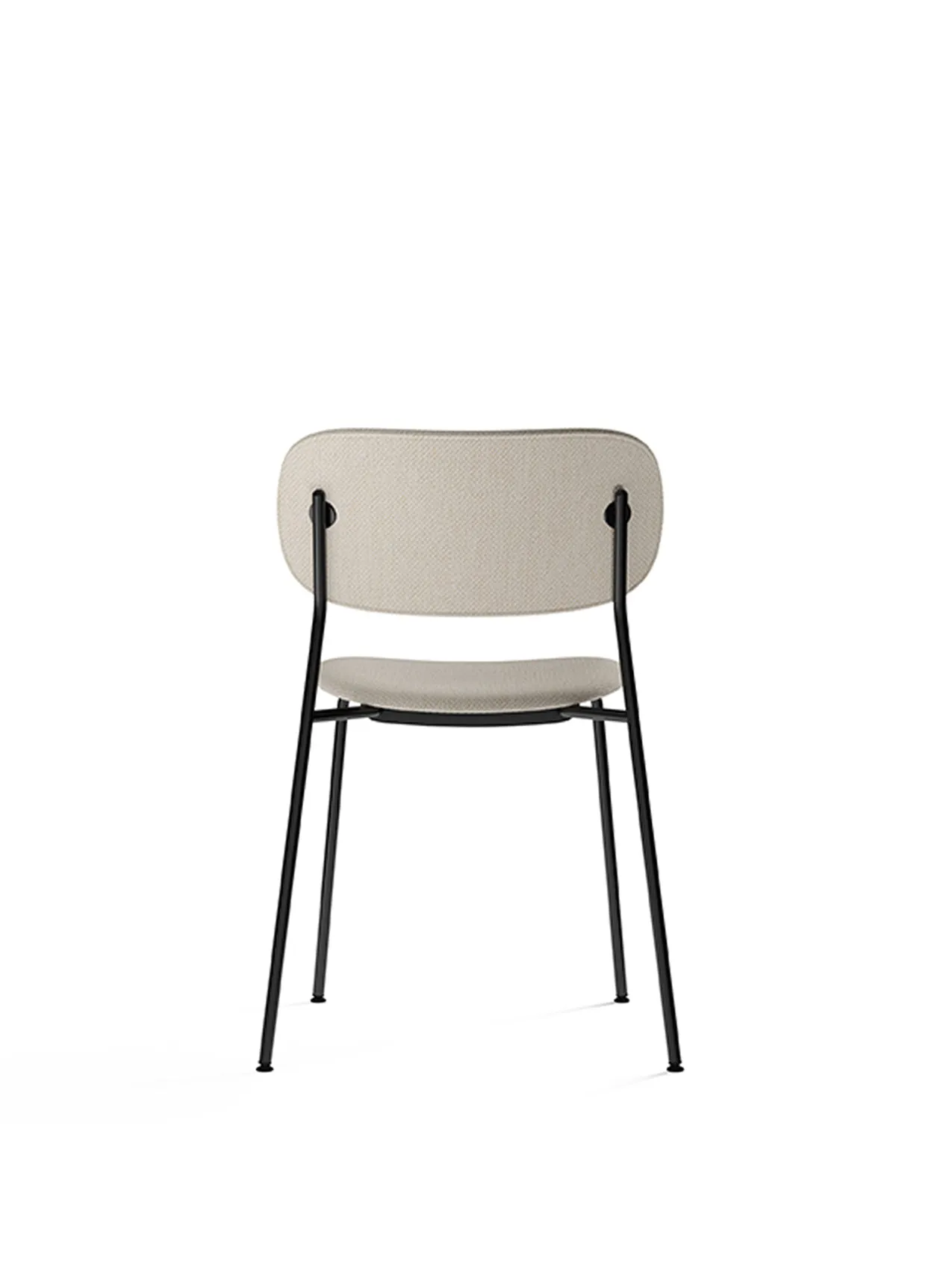 Co Dining Chair, fully upholstered, Black