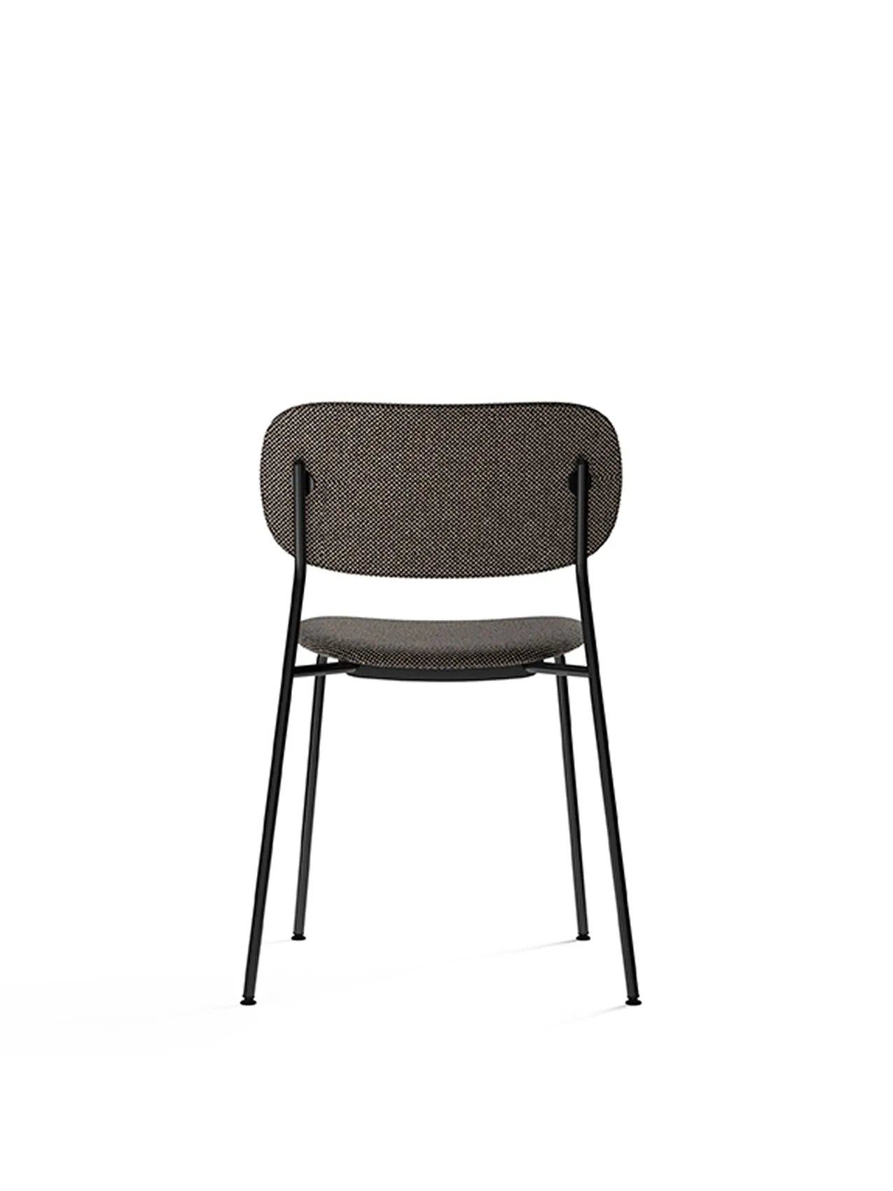 Co Dining Chair, fully upholstered, Black