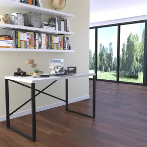 compact Computer Desk - White