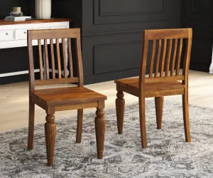 Coralia Wooden Dining Chairs Set of 2