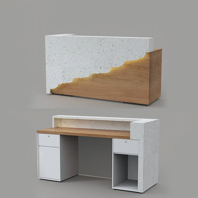 Corporate Office Reception Desk Front Desk Original Solid Wood Style